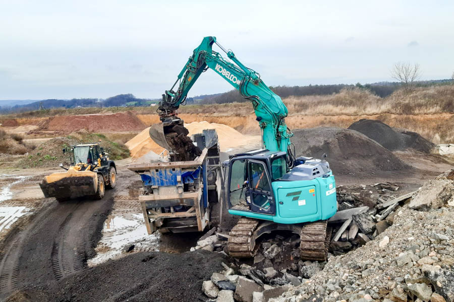 Aufbereiten von Asphalt